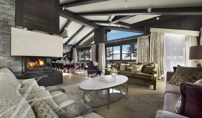 Seasonal rental Chalet Courchevel